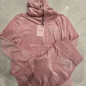Juicy Couture Pink Velour Hoodie